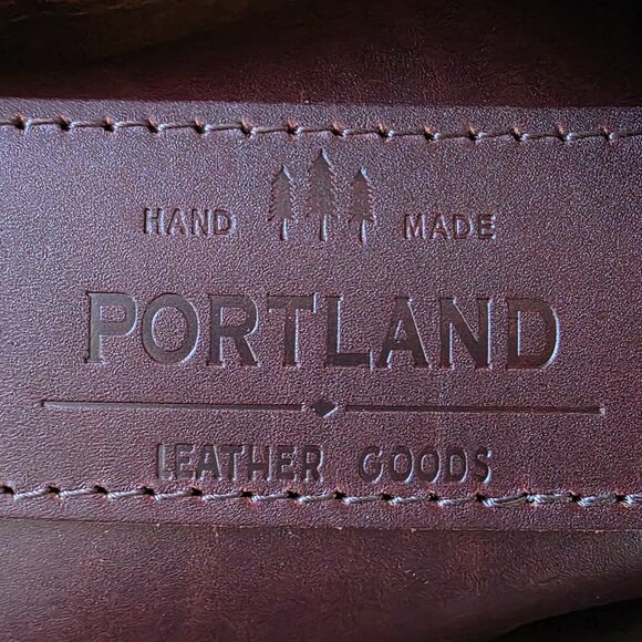 Portland Leather Laptop Backpack in Cognac NWOT main image 8